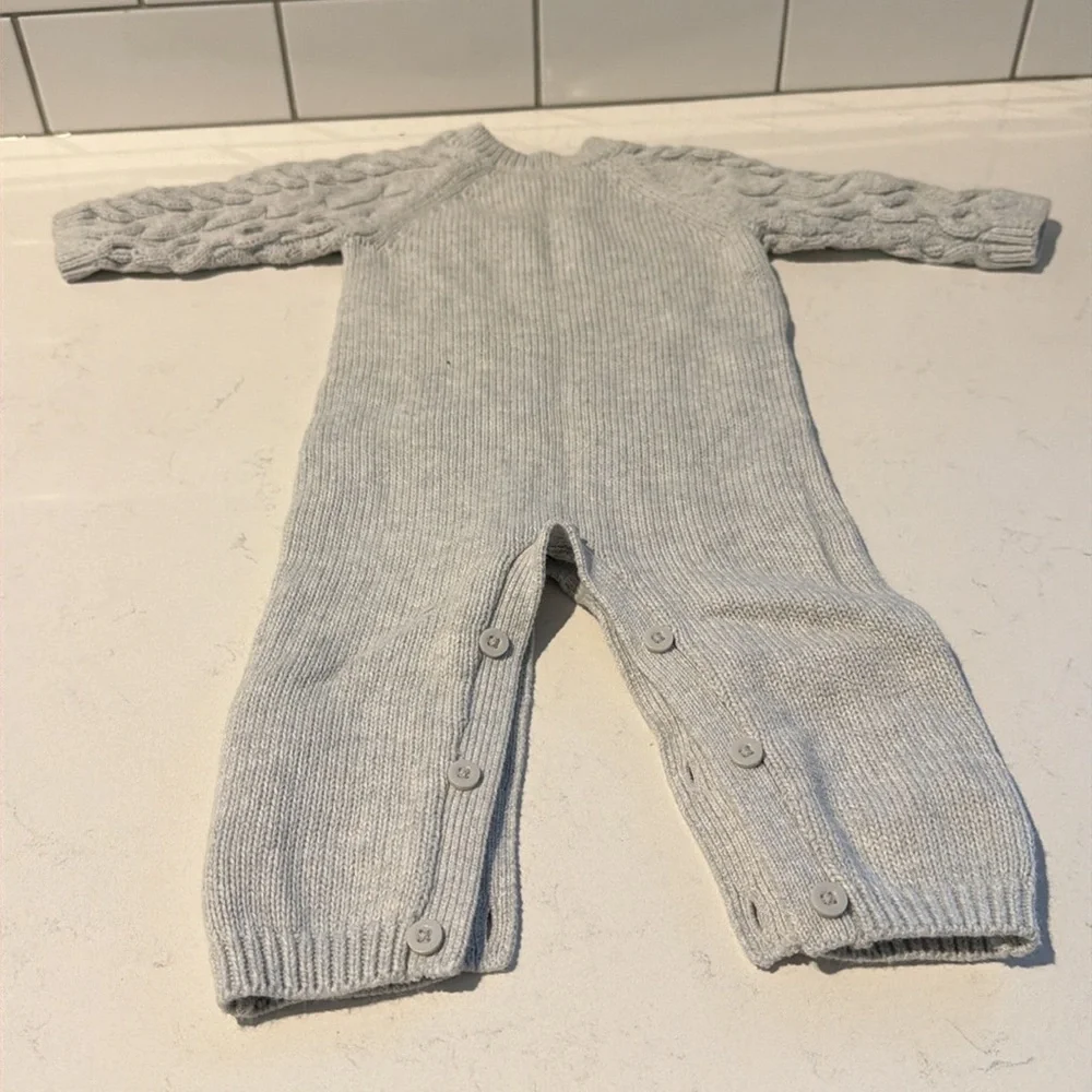 3-6 month sweater onesie